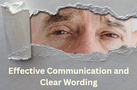 Effective Communication and Clear Wording