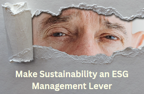 make sustainability an esg management lever